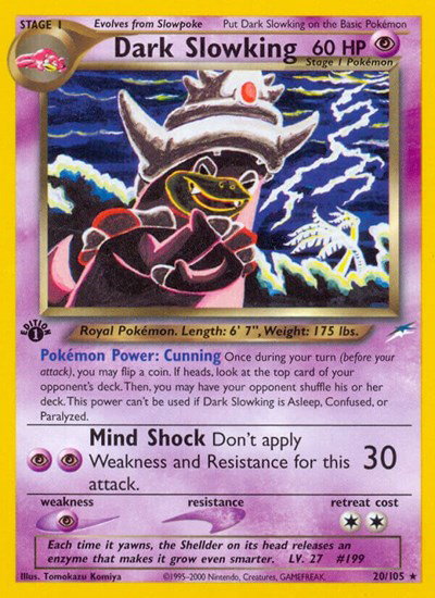 Dark Slowking 20 — Neo Destiny