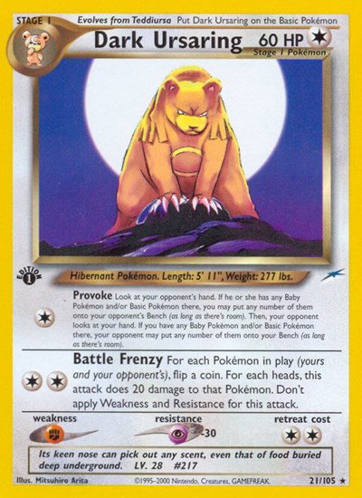 Dark Ursaring 21 — Neo Destiny