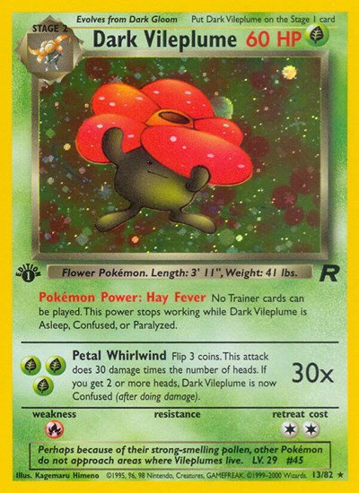 Dark Vileplume (13) 13 — Team Rocket