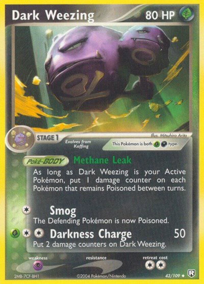 Dark Weezing 42 — EX Team Rocket Returns