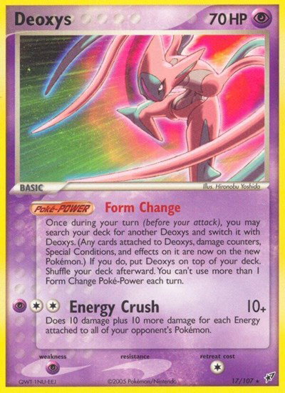 Deoxys (Attack Forme) 17 — EX Deoxys