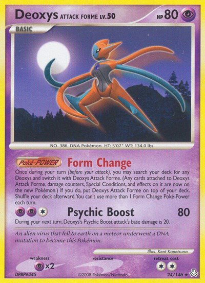 Deoxys Attack Forme 24 — Legends Awakened