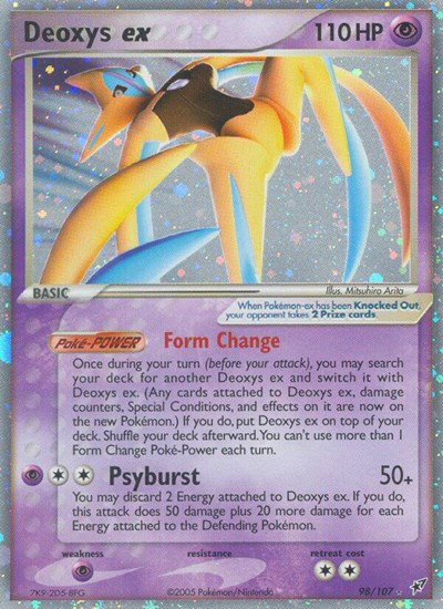 Deoxys ex (Attack Forme) 98 — EX Deoxys