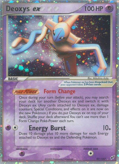 Deoxys ex (Normal Forme) 97 — EX Deoxys