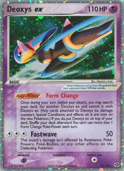 Deoxys ex (Speed Forme) - 93 - EX Emerald Pokemon - Collectr