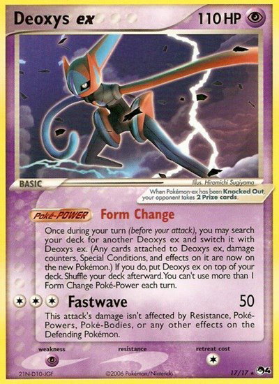 Deoxys ex (Speed Forme) 17 — POP Series 4