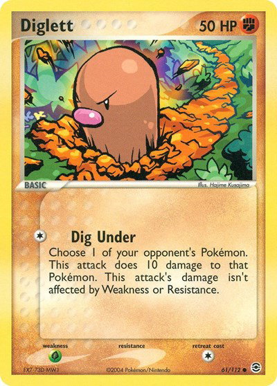 Diglett 61 — EX FireRed & LeafGreen