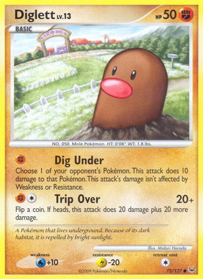 Diglett 72 — Platinum
