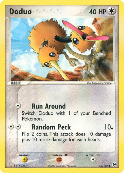 Doduo 62 — EX FireRed & LeafGreen