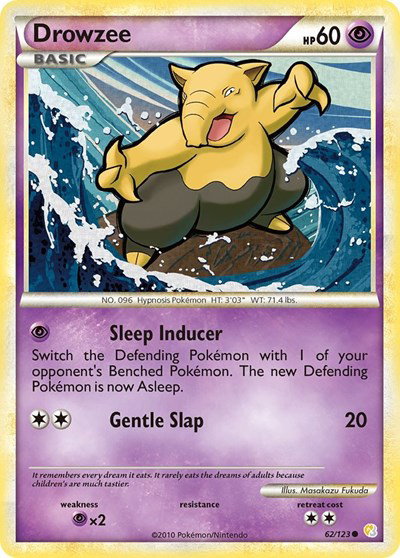 Drowzee 62 — HeartGold SoulSilver