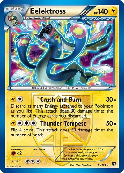 Eelektross (Team Plasma) 33 — Plasma Blast