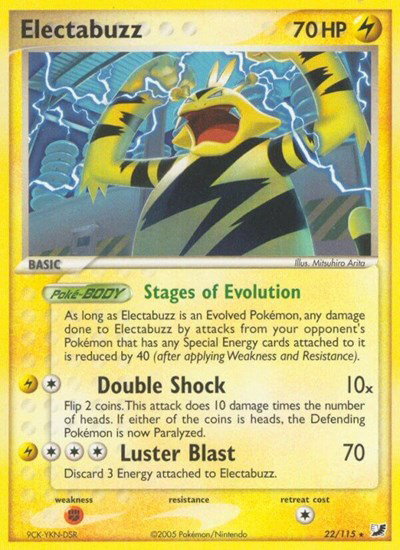 Electabuzz 22/115 — EX Unseen Forces