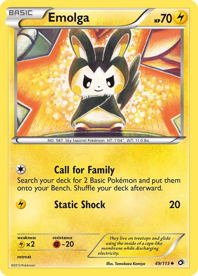 Emolga 49 — Legendary Treasures