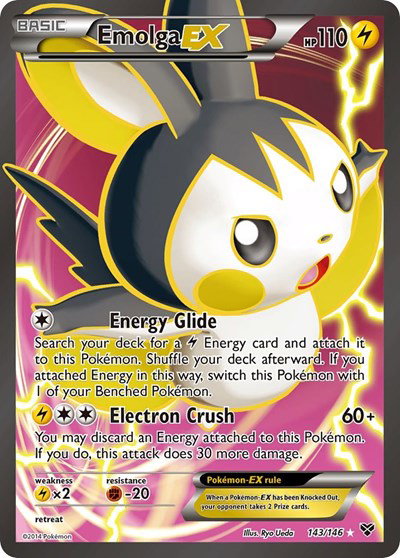 Emolga EX (143 Full Art) 