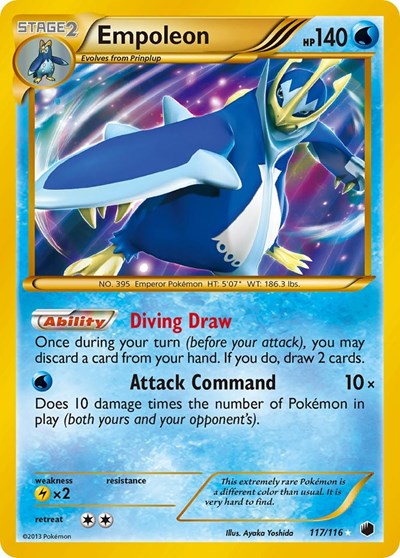Empoleon (117 Secret Rare) 117 — Plasma Freeze