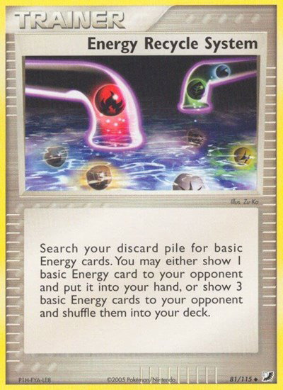 Energy Recycle System 81/115 — EX Unseen Forces
