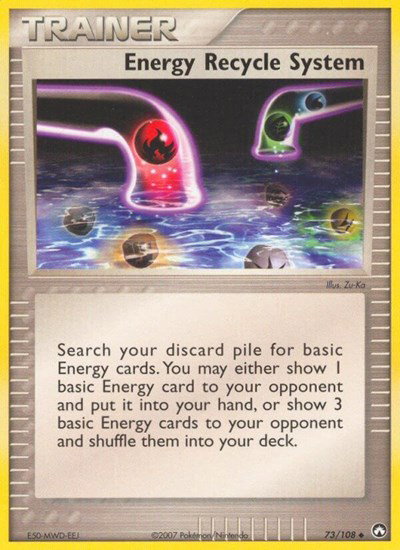 Energy Recycle System 73 — EX Power Keepers