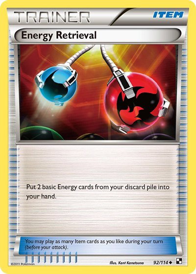 Energy Retrieval 92 — Black and White