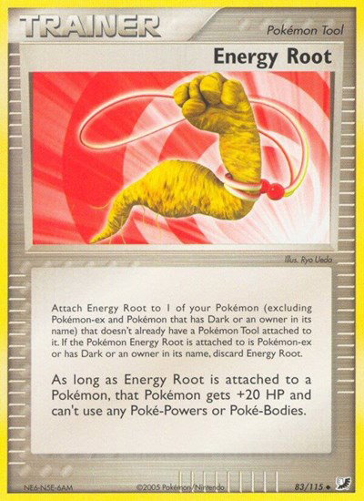 Energy Root 83/115 — EX Unseen Forces