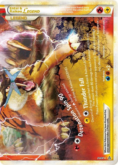 Entei & Raikou Legend (bottom) 91 — Unleashed