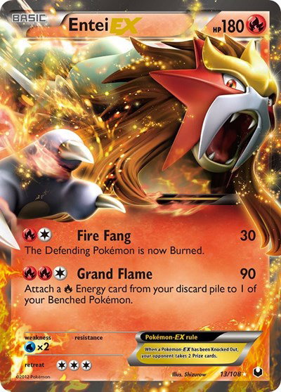 Entei EX 13 — Dark Explorers