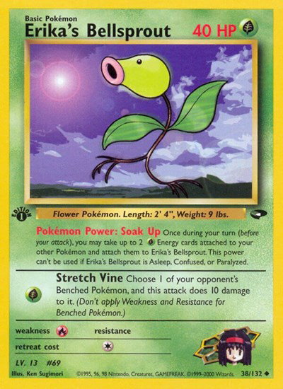 Erika's Bellsprout 38 — Gym Challenge