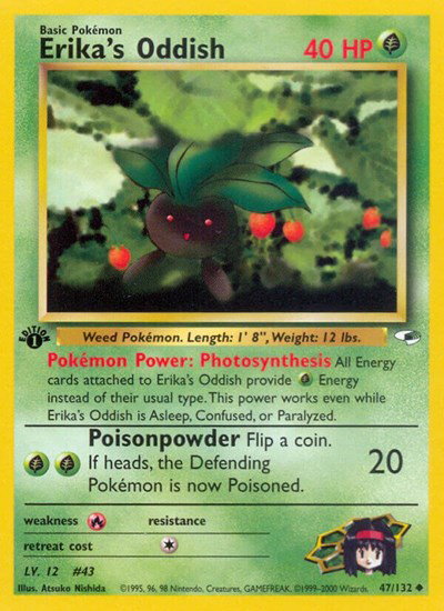 Erika's Oddish (47) 47 — Gym Heroes
