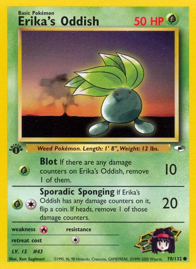Erika's Oddish (78) 78 — Gym Heroes