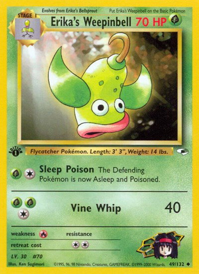 Erika's Weepinbell (49) 49 — Gym Heroes