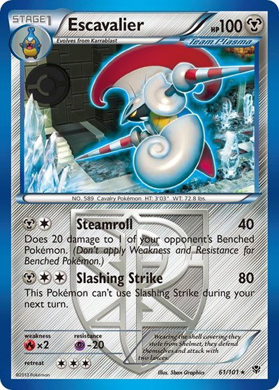 Escavalier (Team Plasma) 61 — Plasma Blast