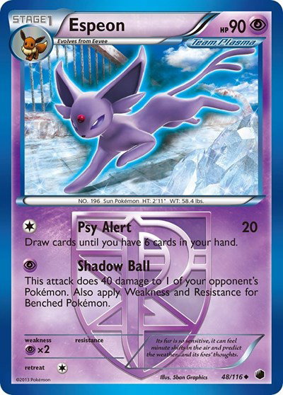 Espeon (Team Plasma) 48 — Plasma Freeze