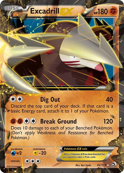 Excadrill EX 82 — Legendary Treasures