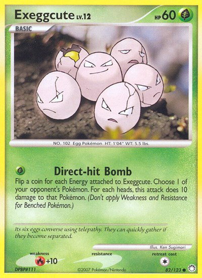 Exeggcute 82 — Mysterious Treasures