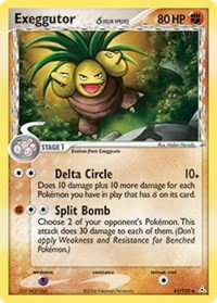 Exeggutor (Delta Species) 41 — EX Holon Phantoms