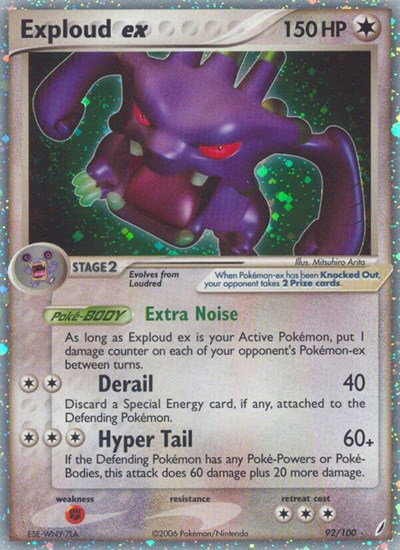 Exploud ex 92 — EX Crystal Guardians