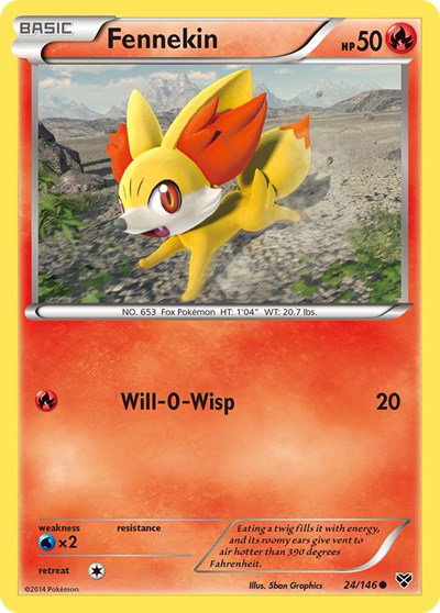 Fennekin 24 — XY Base Set