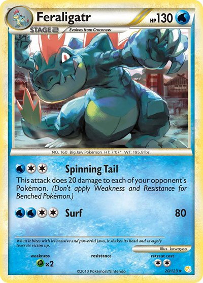 Feraligatr 20 — HeartGold SoulSilver