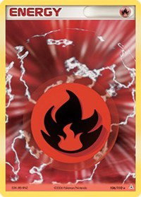 Fire Energy 106 — EX Holon Phantoms