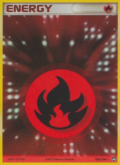 Fire Energy 104 — EX Power Keepers
