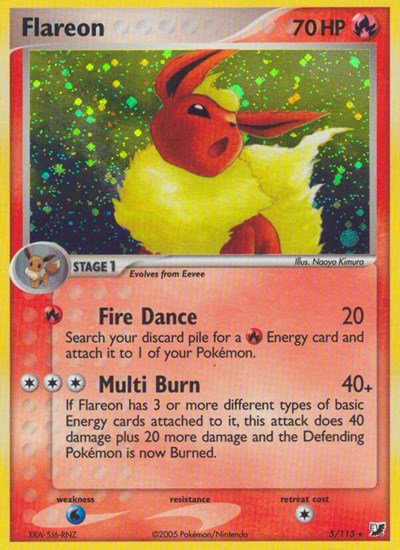 Flareon 5/115 — EX Unseen Forces