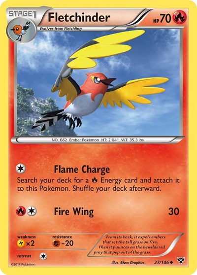 Fletchinder 27 — XY Base Set