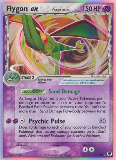 Flygon ex (Delta Species) 92/101 — EX Dragon Frontiers
