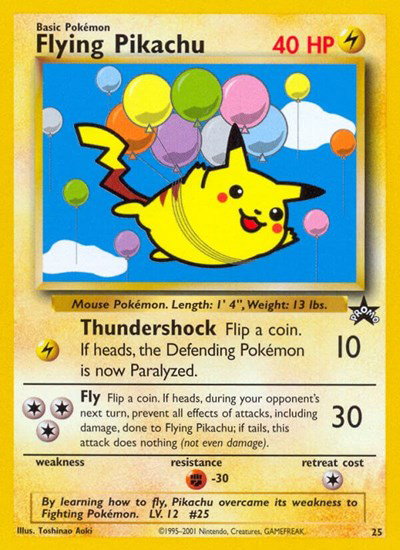Flying Pikachu 25/53 — WoTC Promo