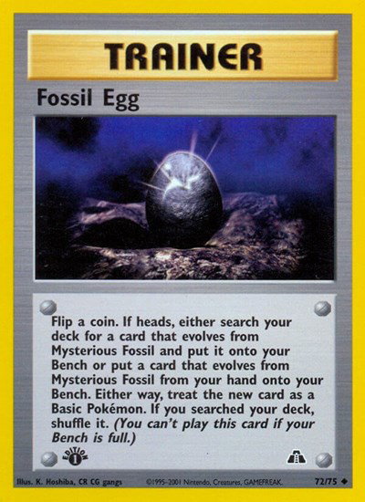 Fossil Egg 72 — Neo Discovery