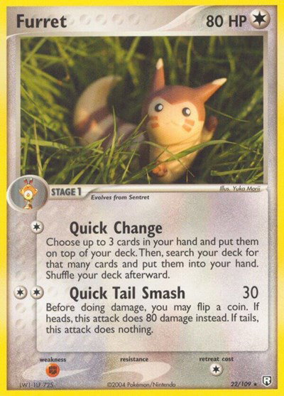 Furret 22 — EX Team Rocket Returns