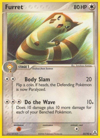 Furret 33 — EX Legend Maker