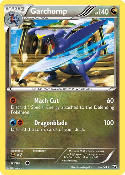 Garchomp (90) 90 — Dragons Exalted