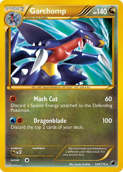 Garchomp (120 Secret Rare) 120 — Plasma Freeze
