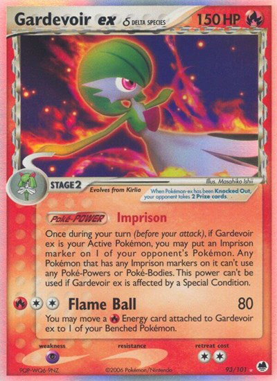 Gardevoir ex (Delta Species) 93/101 — EX Dragon Frontiers
