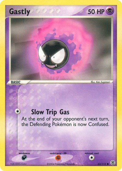 Gastly 63 — EX FireRed & LeafGreen